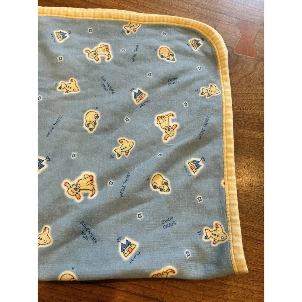 Carter's Emu Namae Dog Blanket 2000 Blue Yellow 28